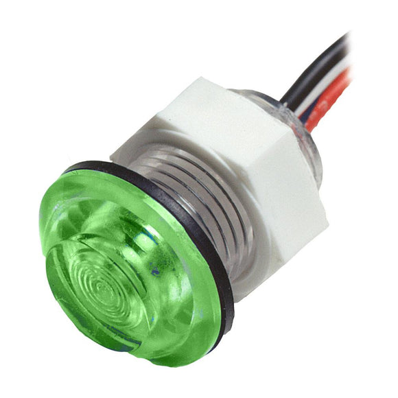 Innovative Lighting LED Bulkhead Livewell Light Flush Mount - Green [011-3500-7] - Point Supplies Inc.