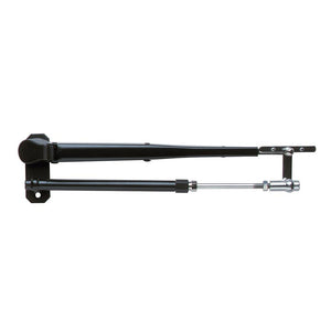 Marinco Wiper Arm Deluxe Black Stainless Steel Pantographic - 17"-22" Adjustable [33037A] - Point Supplies Inc.