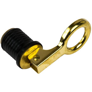 Sea-Dog Brass Snap Handle Drain Plug - 1" [520070-1] - Point Supplies Inc.