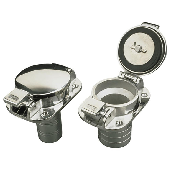 Sea-Dog Stainless Steel Flip Top Deck Fill - Gas - 2