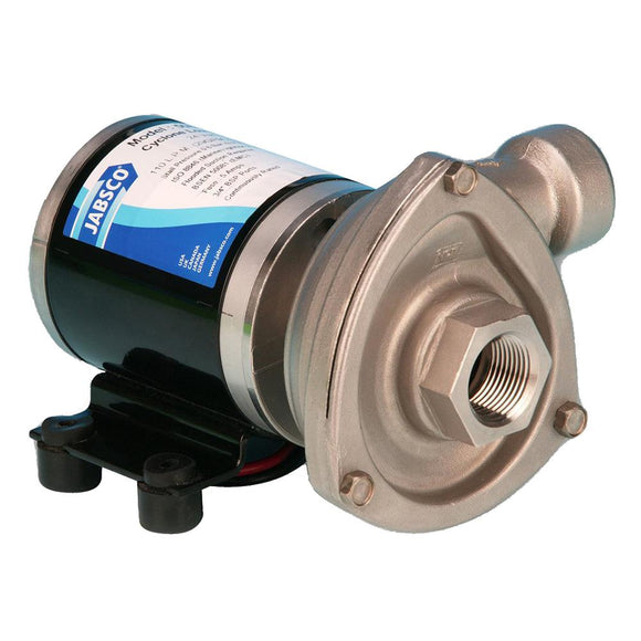 Jabsco Low Pressure Cyclone Centrifugal Pump - 24V [50840-0024] - Point Supplies Inc.