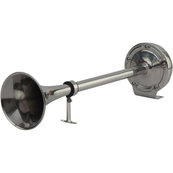 Sea-Dog MaxBlast Stainless Steel Trumpet 12V Horn - Single [431510-1] - Point Supplies Inc.