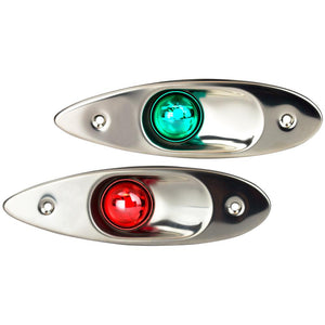 Sea-Dog Stainless Steel Flush Mount Side Lights [400180-1] - Point Supplies Inc.