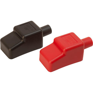 Sea-Dog Battery Terminal Covers - Red/Back - 1/2" [415110-1] - Point Supplies Inc.