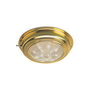 Sea-Dog Brass LED Dome Light - 4" Lens [400198-1] - Point Supplies Inc.