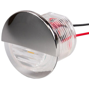 Sea-Dog Round LED Flush Mount Courtesy Light - White [401270-1] - Point Supplies Inc.