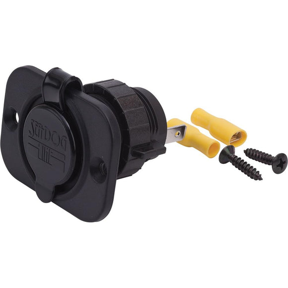 Sea-Dog Round Power Socket - 12V [426120-1] - Point Supplies Inc.