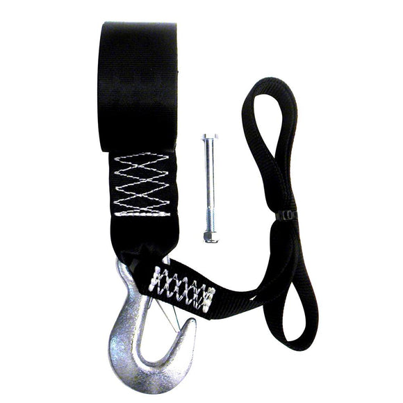 Rod Saver PWC Winch Strap Replacement w/Soft Hook - 12 [PWC12SH] - Point Supplies Inc.