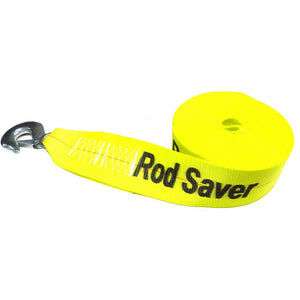 Rod Saver Heavy-Duty Winch Strap Replacement - Yellow - 3" x 20 [WS3Y20] - Point Supplies Inc.