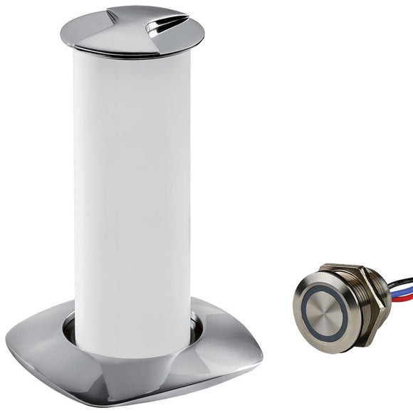 Sea-Dog Aurora Stainless Steel LED Pop-Up Table Light - 3W w/Touch Dimmer Switch [404610-3-403061-1] - Point Supplies Inc.
