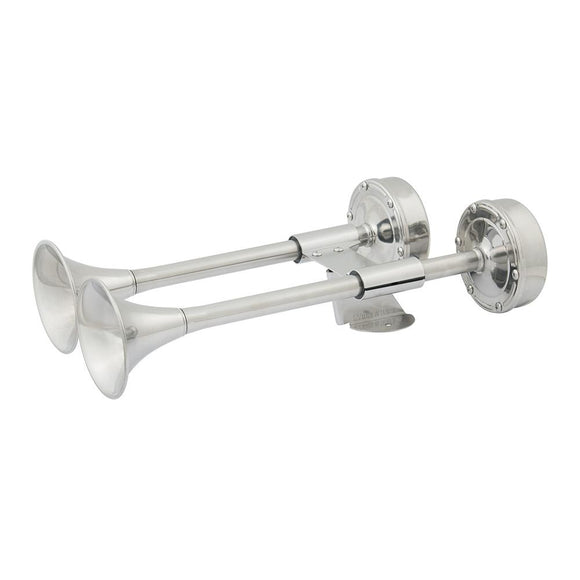 Marinco 12V Compact Dual Trumpet Electric Horn [10011] - Point Supplies Inc.