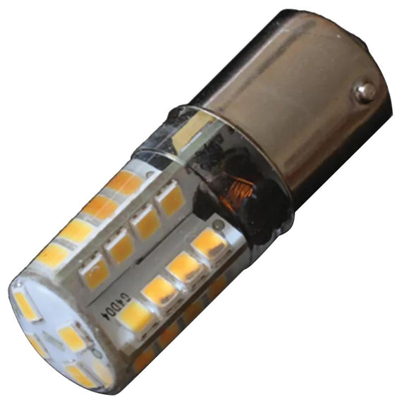 Lunasea BA15S Silicone Encapsulated LED Light Bulb - 10-30 VDC - 220 Lumen - Cool White [LLB-22KC-21-00] - Point Supplies Inc.