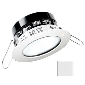 i2Systems Apeiron PRO A503 - 3W Spring Mount Light - Round - Cool White - White Finish [A503-31AAG] - Point Supplies Inc.