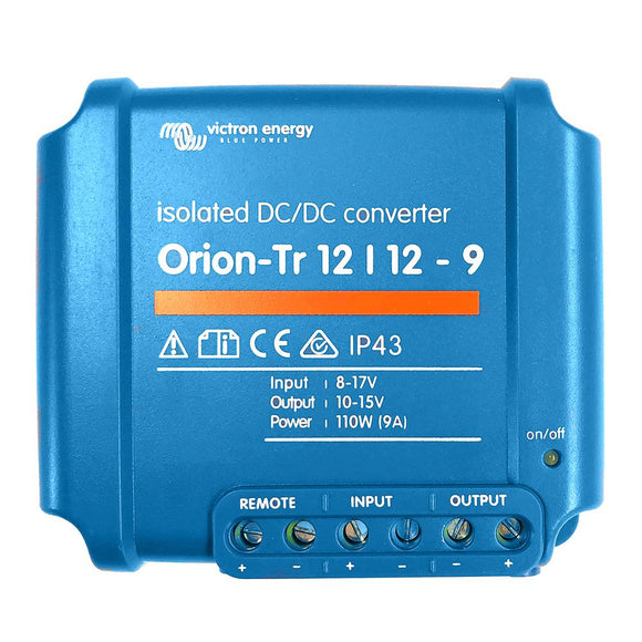Victron Orion-TR DC-DC Converter - 12 VDC to 12 VDC - 9AMP Isolated [ORI121210110R] - point-supplies.myshopify.com