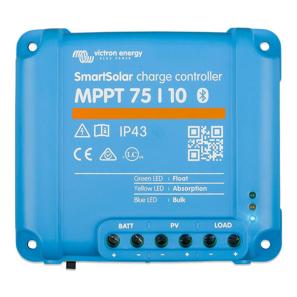 Victron SmartSolar MPPT Charge Controller - 75V - 10AMP [SCC075010060R] - point-supplies.myshopify.com
