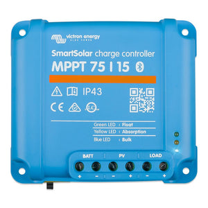 Victron SmartSolar MPPT Charge Controller - 75V - 15AMP [SCC075015060R] - point-supplies.myshopify.com