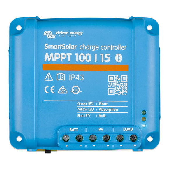 Victron SmartSolar MPPT Charge Controller - 100V - 15AMP [SCC110015060R] - point-supplies.myshopify.com
