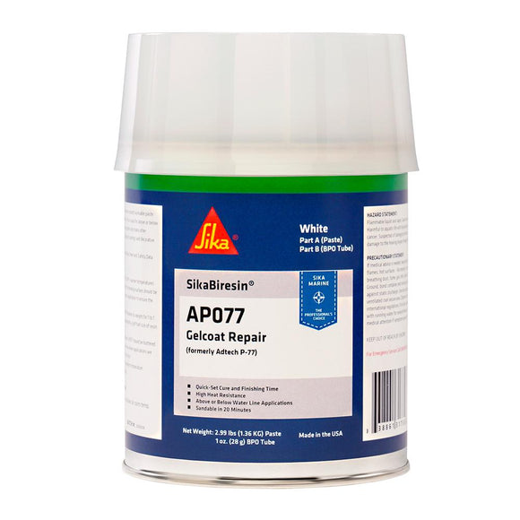Sika SikaBiresin AP077 + BPO Cream Hardener - White - Quart [611547] - Point Supplies Inc.