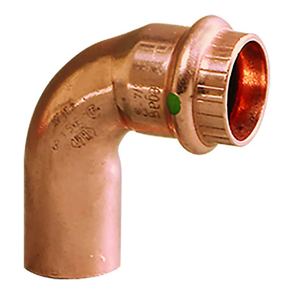 Viega Propress 1/2" - 90 Copper Elbow - Street/Press Connection - Smart Connect Technology [77347] Viega Point Supplies Inc.