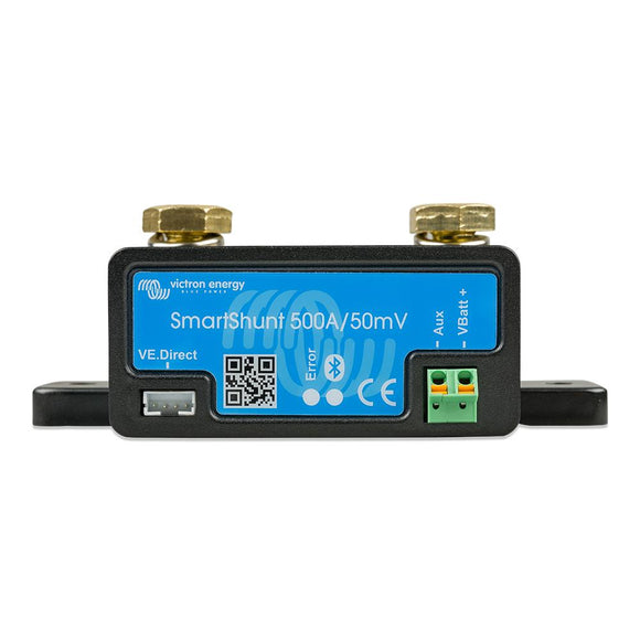 Victron SmartShunt 500AMP/50MV Bluetooth Smart Battery Shunt [SHU050150050] Victron Energy Point Supplies Inc.