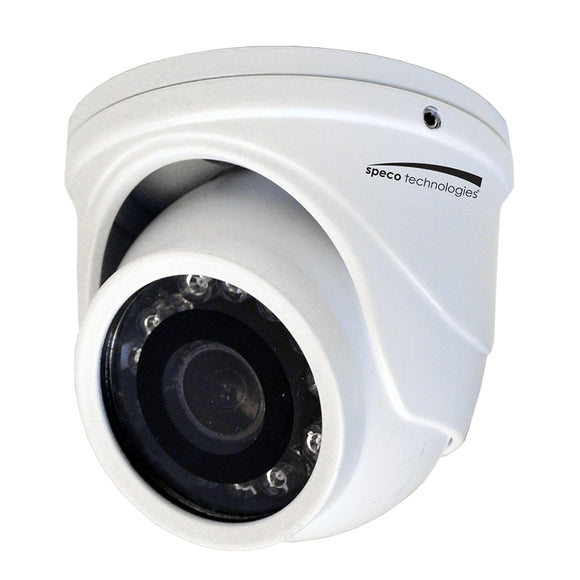 Speco 4MP HD-TVI Mini Turret Camera 2.9mm Lens - White Housing [HT471TW]