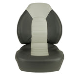 Springfield Fish Pro Mid Back Folding Seat - Charcoal/Grey [1041733]