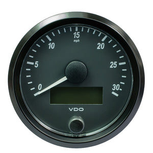 VDO SingleViu 80mm (3-1/8") Speedometer - 30 MPH [A2C3832880030]