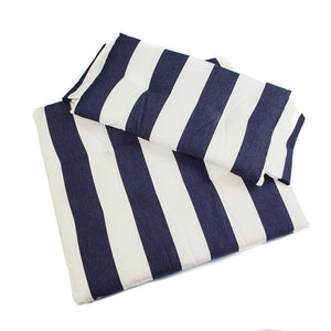 Whitecap Seat Cushion Set f/Directors Chair - Navy  White Stripes [97240]
