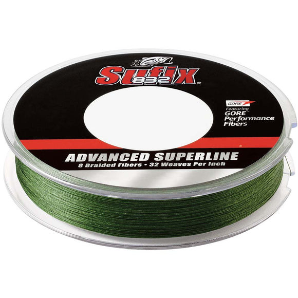 Sufix 832 Advanced Superline Braid - 6lb - Low-Vis Green - 300 yds [660-106G]