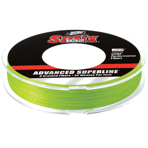 Sufix 832 Advanced Superline Braid - 8lb - Neon Lime - 300 yds [660-108L]