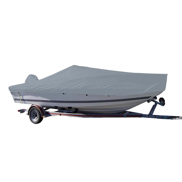 Carver Sun-DURA Styled-to-Fit Boat Cover f/18.5 V-Hull Center Console Fishing Boat - Grey [70018S-11]