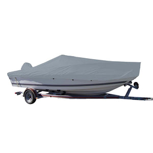 Carver Sun-DURA Styled-to-Fit Boat Cover f/20.5 V-Hull Center Console Fishing Boat - Grey [70020S-11]