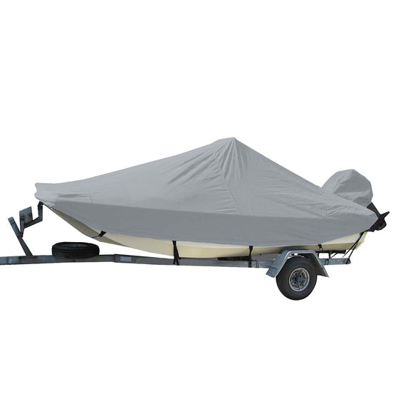 Carver Sun-DURA Styled-to-Fit Boat Cover f/17.5 Bay Style Center Console Fishing Boats - Grey [71017S-11]