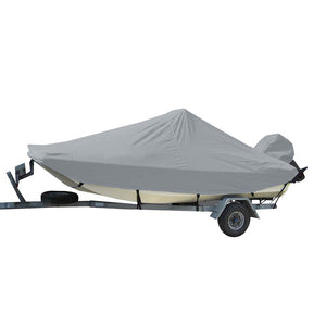 Carver Sun-DURA Styled-to-Fit Boat Cover f/19.5 Bay Style Center Console Fishing Boats - Grey [71019S-11]