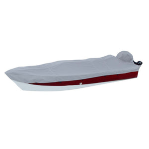 Carver Poly-Flex II Styled-to-Fit Boat Cover f/15.5 V-Hull Side Console Fishing Boats - Grey [72215F-10]