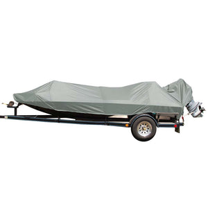 Carver Poly-Flex II Styled-to-Fit Boat Cover f/18.5 Jon Style Bass Boats - Grey [77818F-10]
