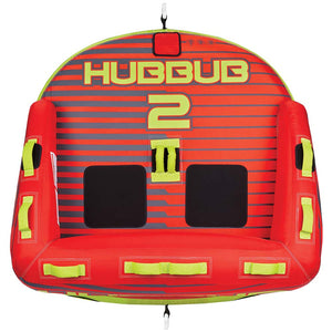 Full Throttle Hubbub 2 Towable Tube - 2 Rider - Red [303400-100-002-21]