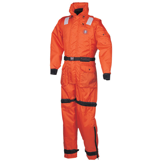Mustang Deluxe Anti-Exposure Coverall  Work Suit - Orange - Small [MS2175-2-S-206]