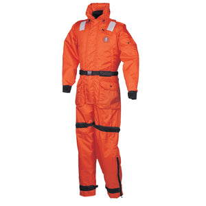 Mustang Deluxe Anti-Exposure Coverall  Work Suit - Orange - Large [MS2175-2-L-206]