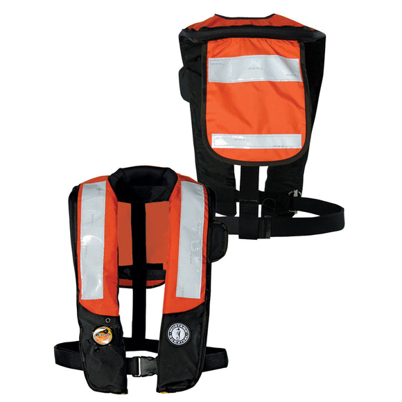 Mustang HIT Inflatable PDF w/SOLAS Reflective Tape - Orange/Black - Automatic/Manual [MD3183T2-33-0-101]