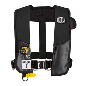 Mustang HIT Hydrostatic Inflatable PFD w/Sailing Harness - Black - Automatic/Manual [MD318402-13-0-202]