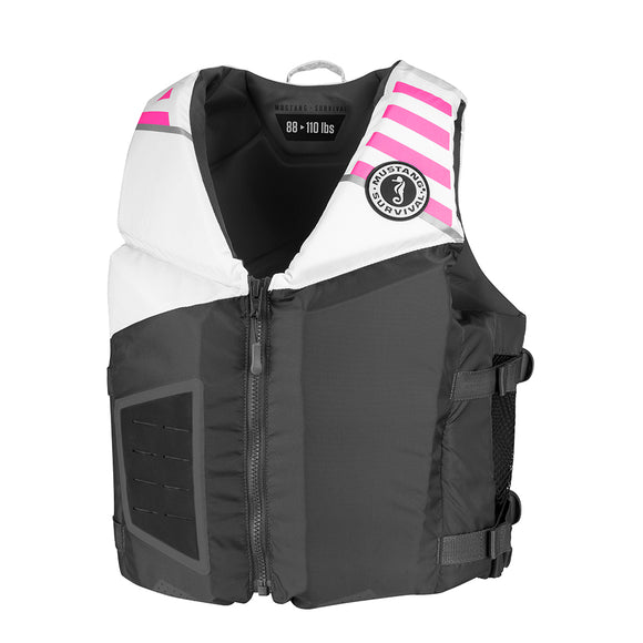 Mustang Young Adult REV Foam Vest - Grey/White/Pink - Universal [MV3600-272-0-206]