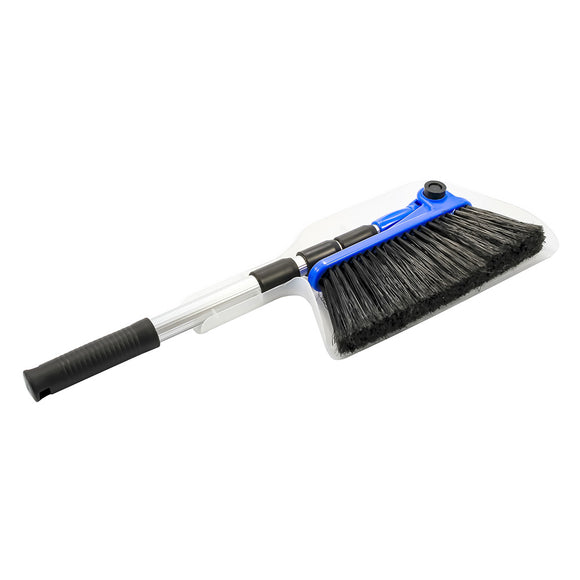 Camco RV Broom  Dustpan - Bilingual [43623]
