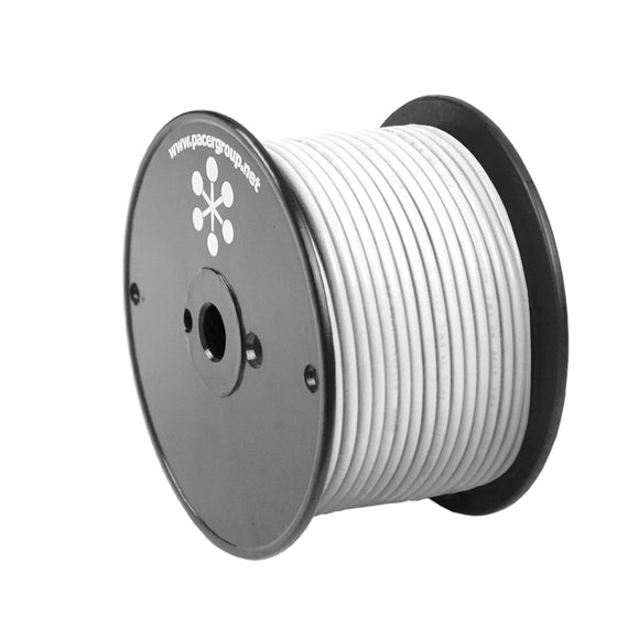 Pacer White 18 AWG Primary Wire - 100 [WUL18WH-100]