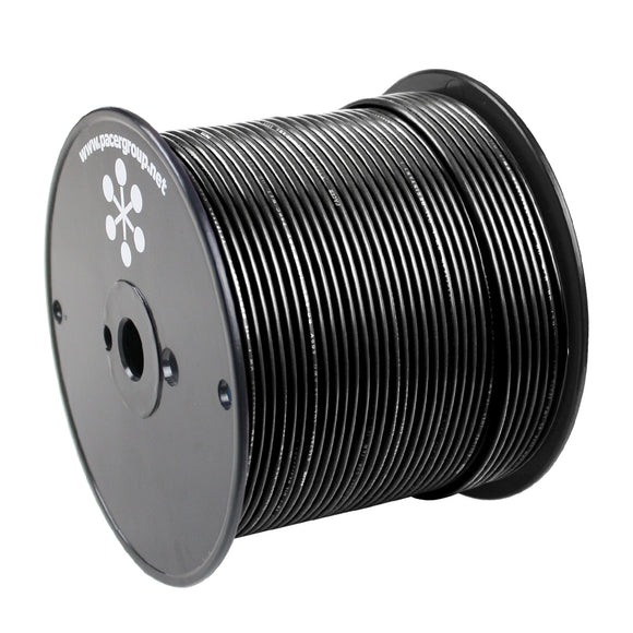Pacer Black 18 AWG Primary Wire - 500 [WUL18BK-500]