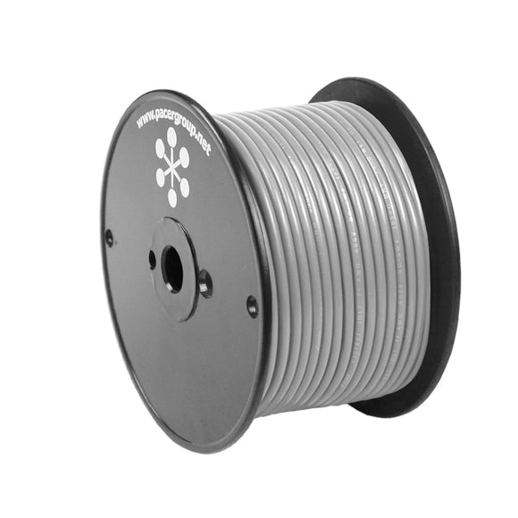 Pacer Grey 10 AWG Primary Wire - 100 [WUL10GY-100]