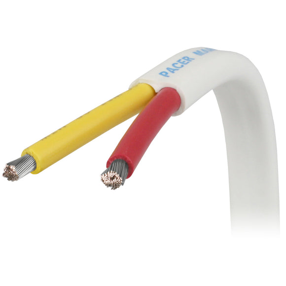 Pacer 18/2 AWG Safety Duplex Cable - Red/Yellow - 250 [W18/2RYW-250]