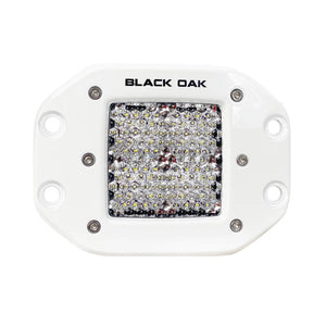 Black Oak Pro Series 2" Flush Mounted Diffused Light - White [2DM-FPOD10CR]