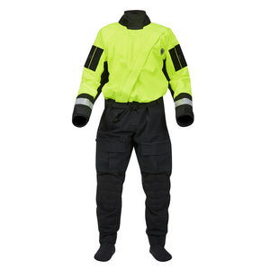 Mustang Sentinel Series Water Rescue Dry Suit - Fluorescent Yellow Green-Black - Large 1 Regular [MSD62403-251-L1R-101]