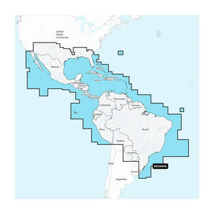 Garmin Navionics+ NSSA004L - Mexico, the Caribbean to Brazil - Inland  Coastal Marine Chart [010-C1285-20]